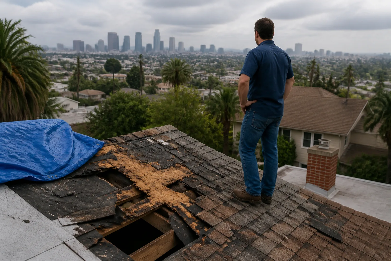 Emergency Roofing Company Near Me: What Los Angeles Homeowners Should Do First